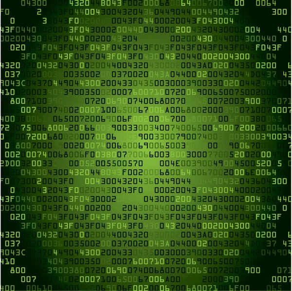 Green security background with HEX-code — Stock Vector