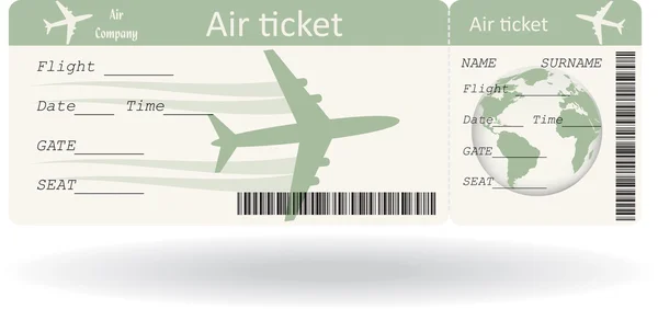 Variante de carte d'embarquement — Image vectorielle