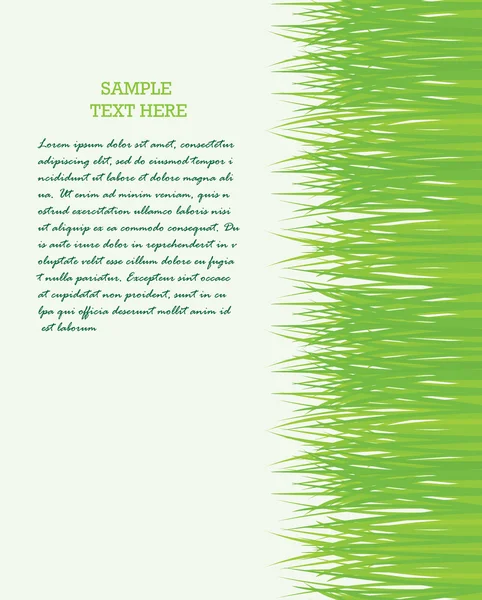 Vektor nahtlose Darstellung von grünem Gras — Stockvektor