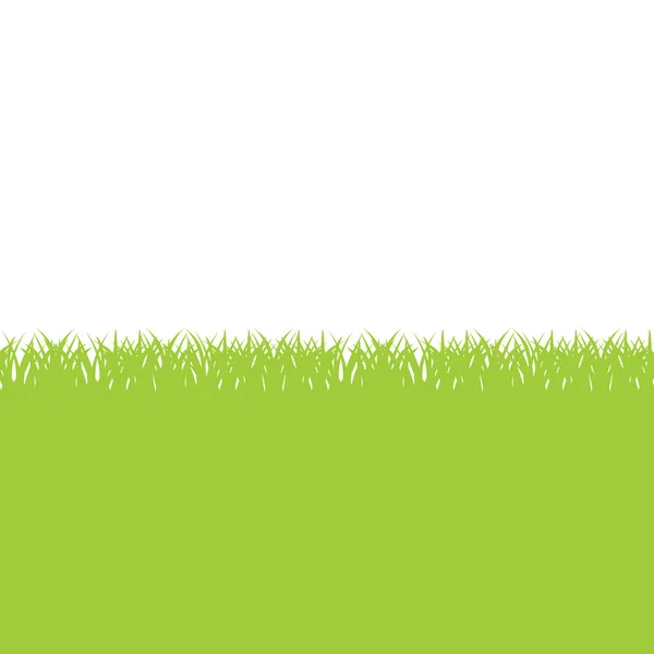 Vector seamless illustration of green grass — Stock Vector