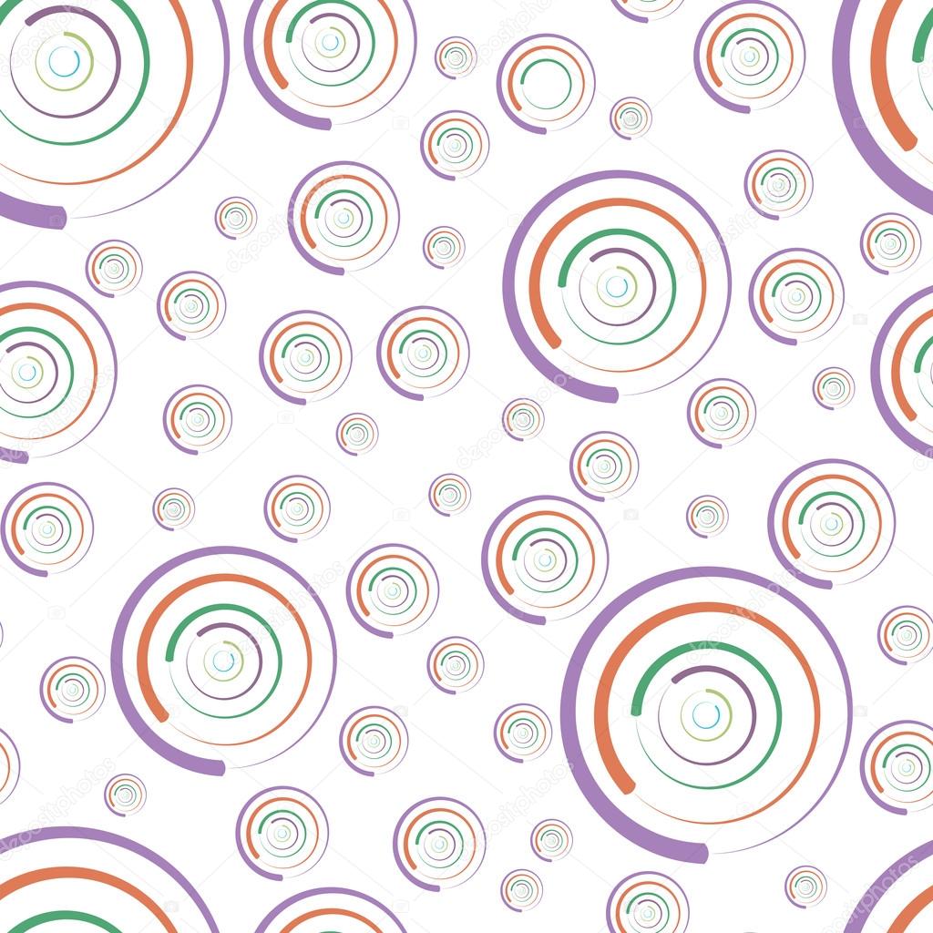 Seamless pattern of rounds for background 