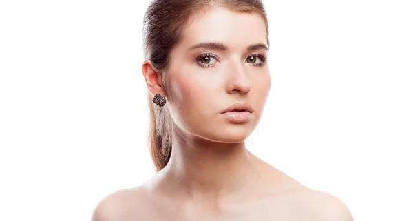 A beautiful girl with make-up — Stock Photo, Image