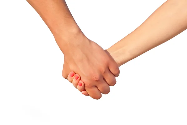 Two peoples hands — Stock Photo, Image