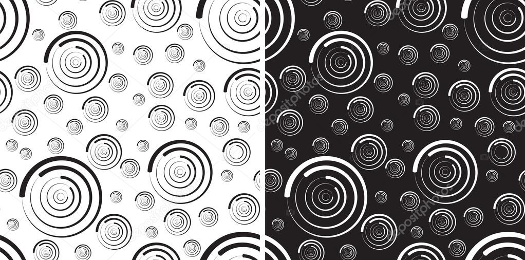 Seamless pattern of rounds for background 