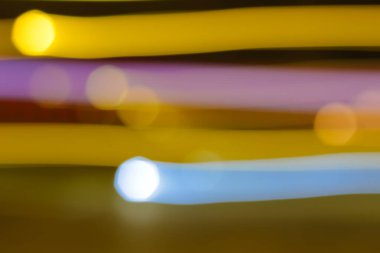 Görüntü Efektli Soyut Işık İzleri, Yavaş Örtücü Hızı ile Yakaladık, Hareketli Yaratıcı Tasarım ve Arkaplan İdeal