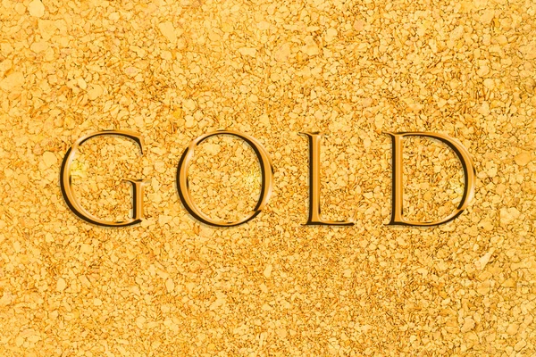 Natuurlijk gedolven Placer goud — Stockfoto