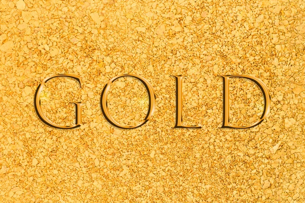 Naturalmente Mined Placer Ouro Fotografias De Stock Royalty-Free