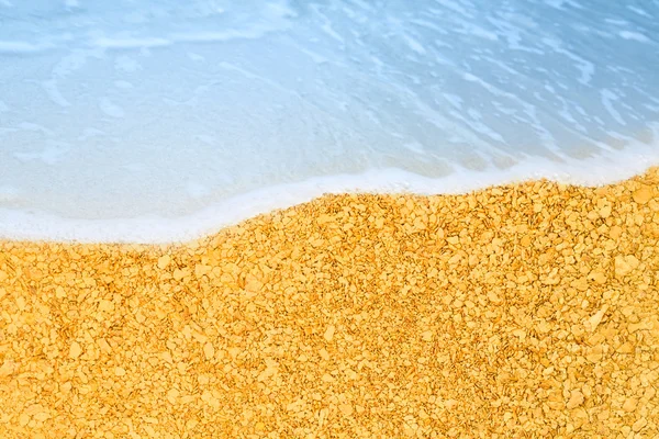 Spiaggia di sabbia dorata — Foto Stock