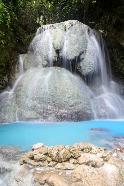 Tumalog wasserfall in cebu lizenzfreie Stockfotos