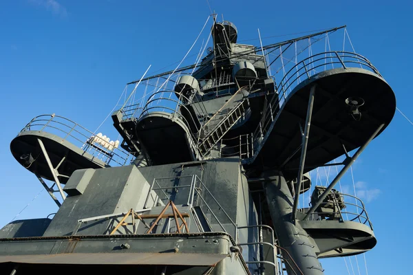 Wojny statek szczegóły w houston — Zdjęcie stockowe