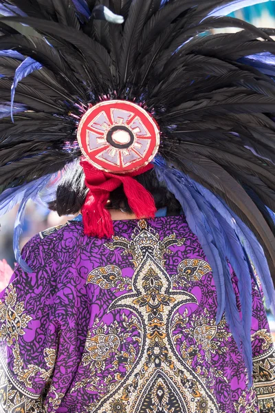 Meksykański rdzennych kobieta tradycyjnych strojach — Zdjęcie stockowe
