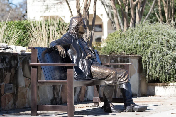 Het standbeeld van wild bill in boerne texas — Stockfoto