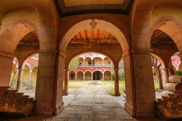 Colonial spanish arches in mexico — Stock fotografie