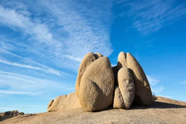 Formazioni rocciose erose nel parco nazionale di Joshua Tree — Foto Stock