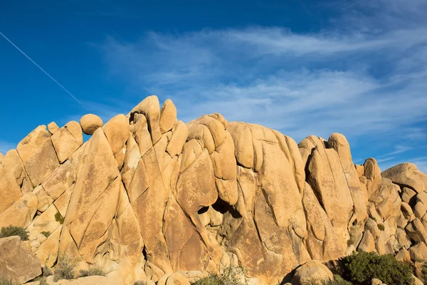 Příklad eroze Rock v Kalifornii národní park joshua tree — Stock fotografie