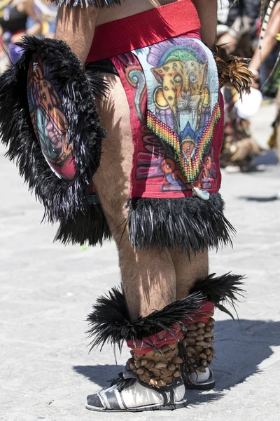 Traje guerreiro mexicano tradicional — Fotografia de Stock