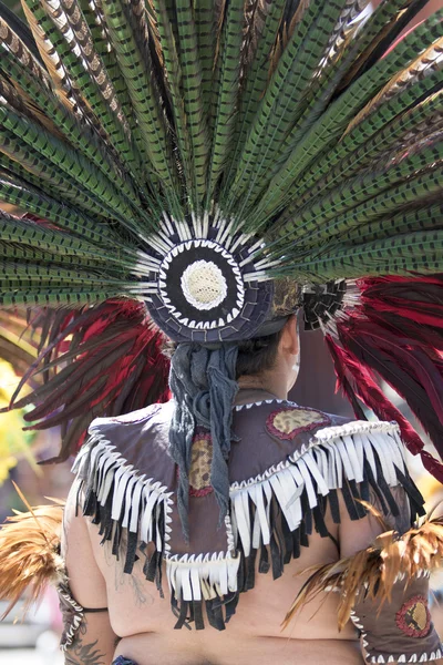Meksykański wojownik tradycyjnych głowy dekoracji — Zdjęcie stockowe