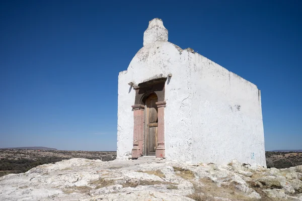 Chapelle indienne dans le désert mexicain — Photo