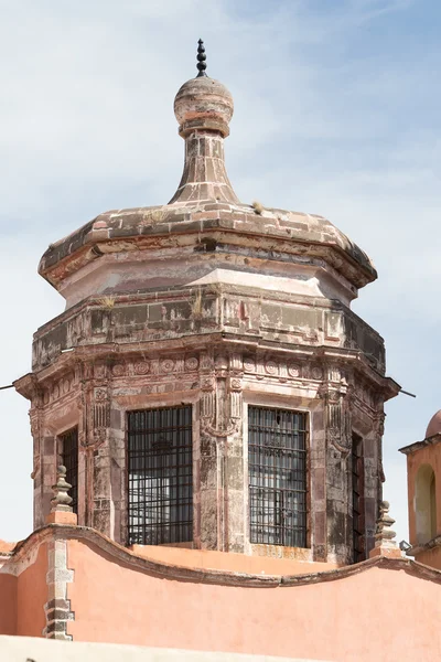 Detalles de primer plano del edificio medieval en México — Foto de Stock