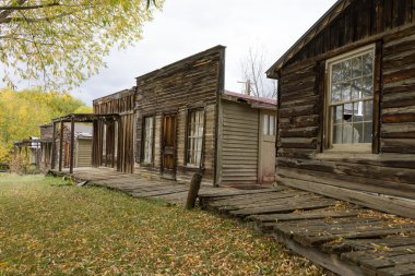 terk edilmiş binalarda Vintage nevada city montana Amerika Birleşik Devletleri