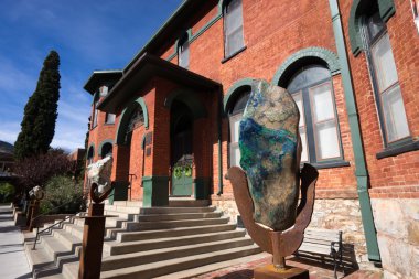 mineraller Bisbee'ye Müzesi arizona önünde ekranda