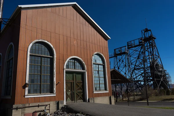 Mining building and structure in butte montana — Stock Photo, Image