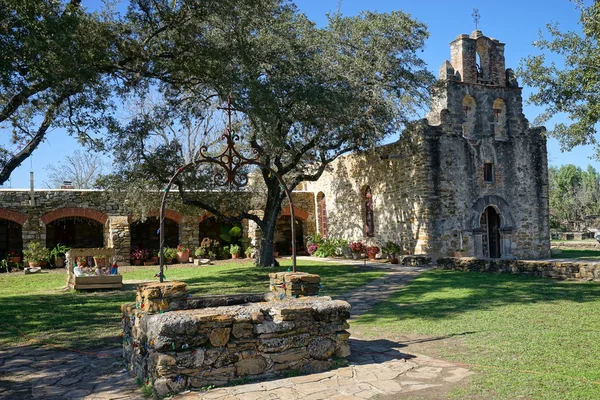 Mission espada in San Antonio de Tejas — Foto de Stock