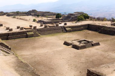 mixtec monte alban kalıntıları