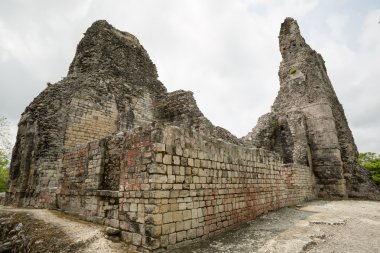 xpujil Maya Tapınağı kalıntıları