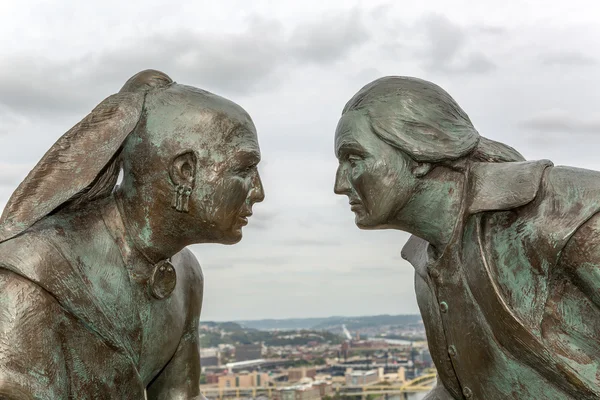 Pittsburgh historisch monument — Stockfoto