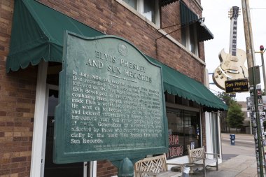 Elvis presles comemorative plak memphis