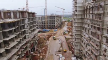  yeni bir mahallenin inşaatı