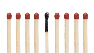 Ahşap maçlar kümesi