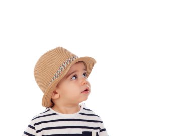 Bebek çocuk çizgili tişört