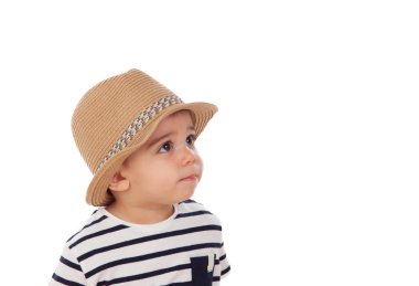 Bebek çocuk çizgili tişört