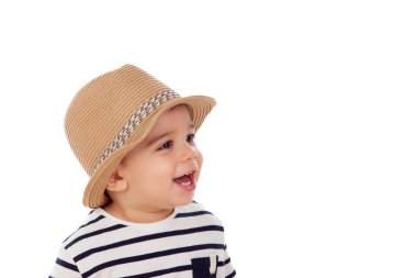 Bebek çocuk çizgili tişört