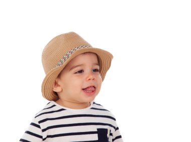 Bebek çocuk çizgili tişört