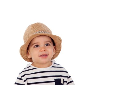 Bebek çocuk çizgili tişört