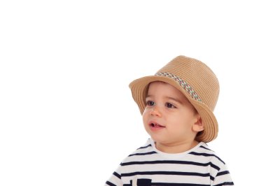 Bebek çocuk çizgili tişört