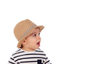 Bebek çocuk çizgili tişört