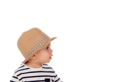 Bebek çocuk çizgili tişört