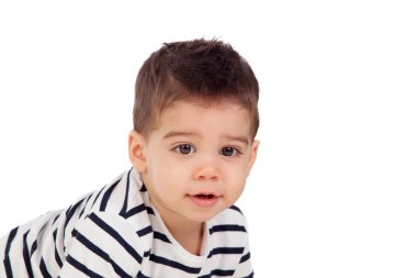 Bebek çocuk çizgili tişört