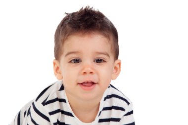 Bebek çocuk çizgili tişört