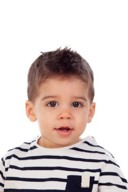 Bebek çocuk çizgili tişört