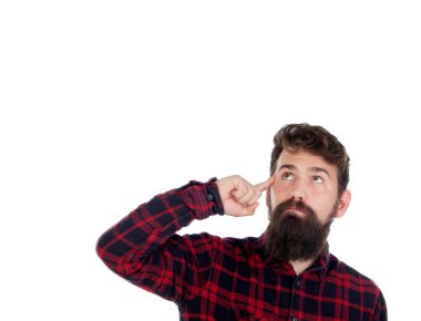 yakışıklı adam hakkında bir şey düşünüyor