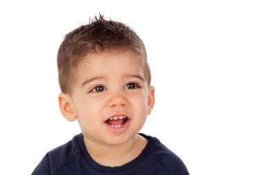 Bebek çocuk mavi t-shirt