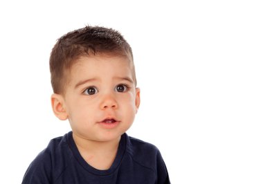 Bebek çocuk mavi t-shirt