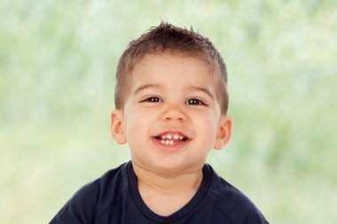 Bebek çocuk mavi t-shirt