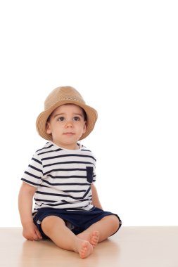 Bebek çocuk çizgili tişört