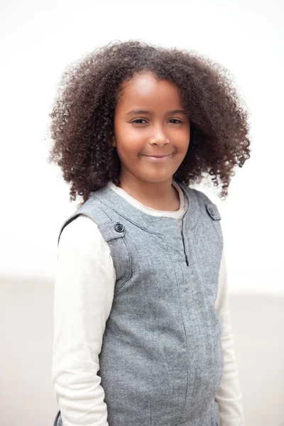 Bella ragazza con bei capelli — Foto Stock